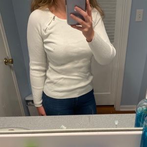White sweater